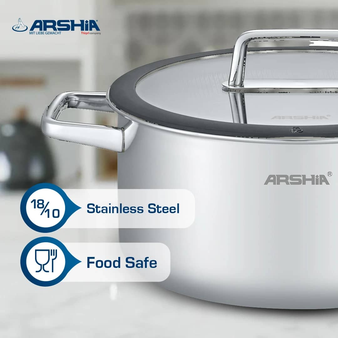 Casseroles en acier inoxydable 05 Pièces